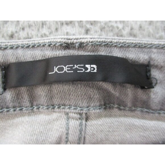 Joe's Jeans Women's Size 27 Gray Toothpick Skinny Leg Ankle Cotton Blend Denim - Picture 8 of 9